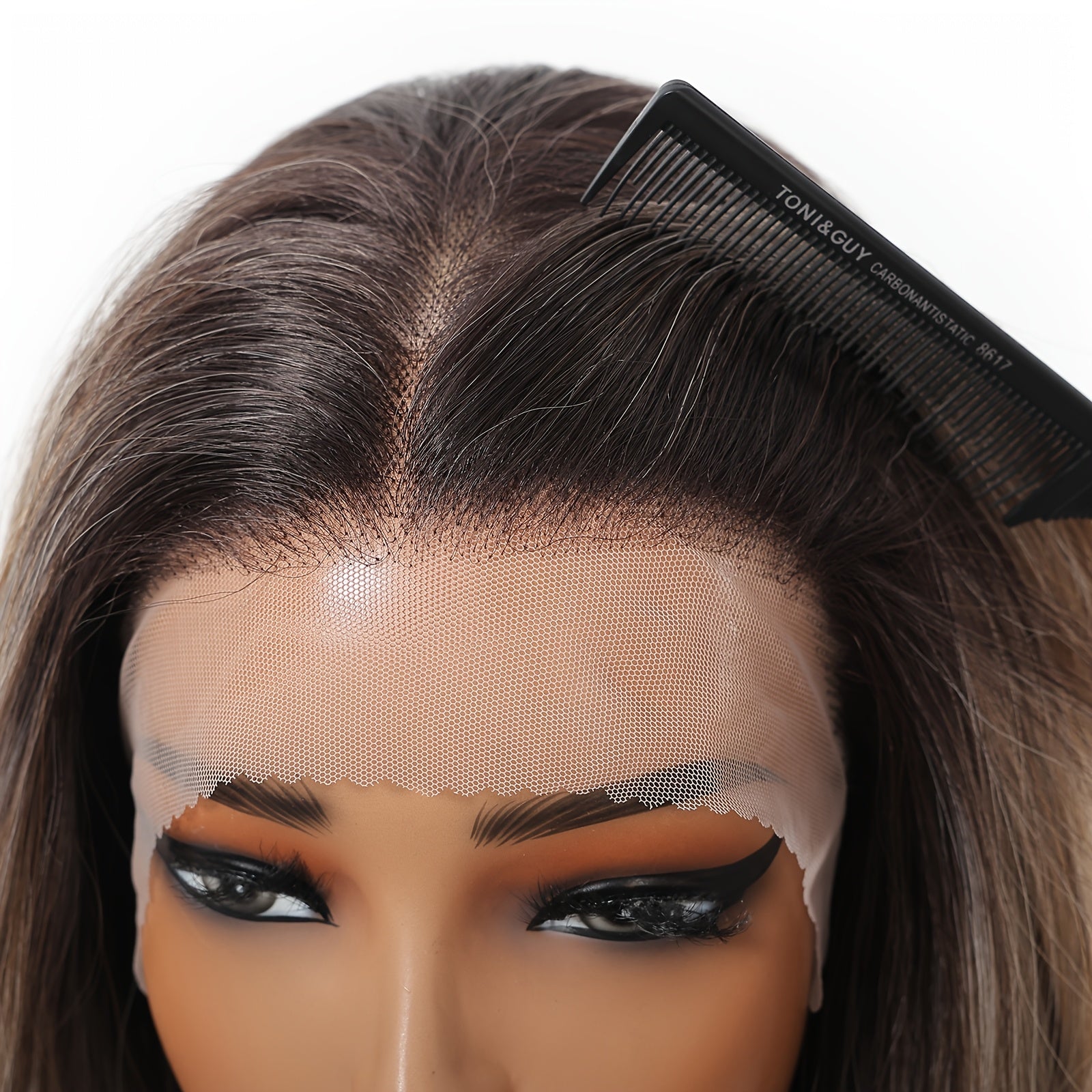 26-Inch Straight Synthetic Wig\u002F13X6 HD Transparent Lace\u002FGlueless Design\u002FPre-Plucked\u002FDaily Wear\u002FParties\u002FComfortable Fit\u002FStylish\u002FVersatile for Women