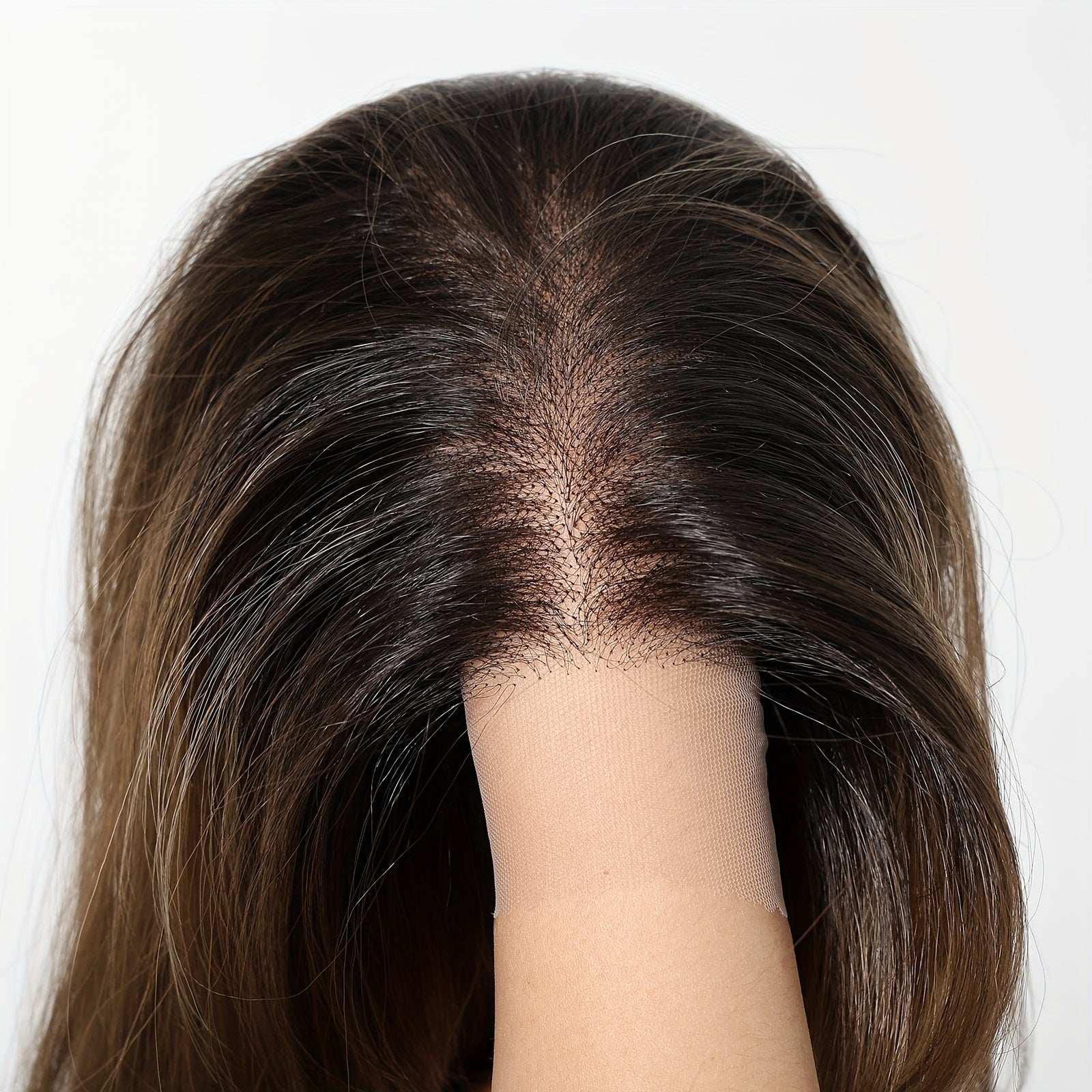 22-Inch Brown Straight Synthetic Lace Front Wig with 13X6 HD Transparent Lace, Designed for Daily Use, Christmas, Music Festivals, And Parties, Offering a Appearance And Comfortable Fit