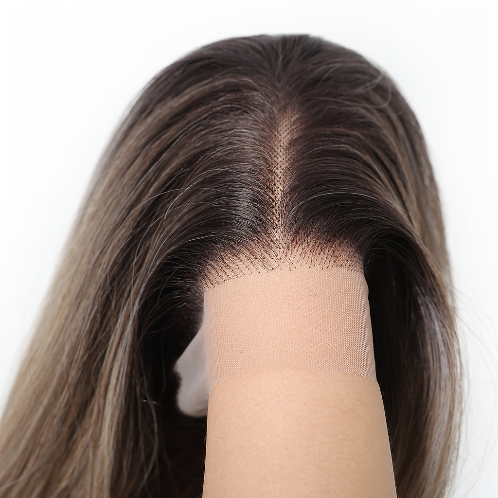 26-Inch Straight Synthetic Wig\u002F13X6 HD Transparent Lace\u002FGlueless Design\u002FPre-Plucked\u002FDaily Wear\u002FParties\u002FComfortable Fit\u002FStylish\u002FVersatile for Women