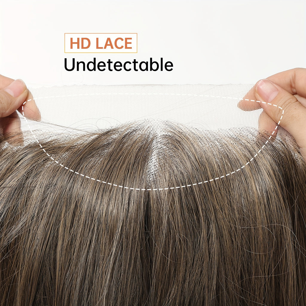 13x4 HD Transparent Front Lace Wig Glueless - 22Inch Straight Maroon Synthetic Hair with Natural Look & Comfort Fit | High-Temp Fiber for Daily Wear, Parties,, Music Events | Suitable for Skin Tones (No Glue Required)