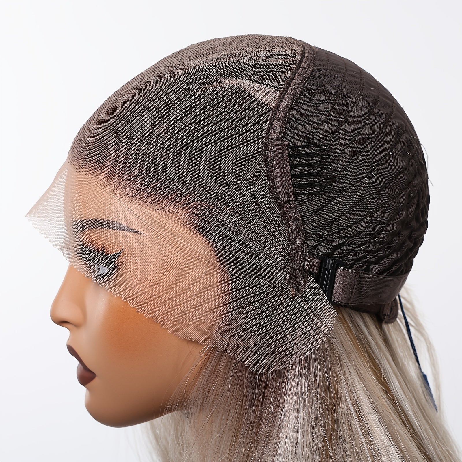 13X6 HD Lace Front Wig, 26 Inches of Smooth Ash Blonde Gradient Ultra-Long Straight Hair Wig, Density Memory, Comfortable And Non-Restrictive Lace Cap, Suitable for Daily Commuting, Fashion Events, And Versatile Styling