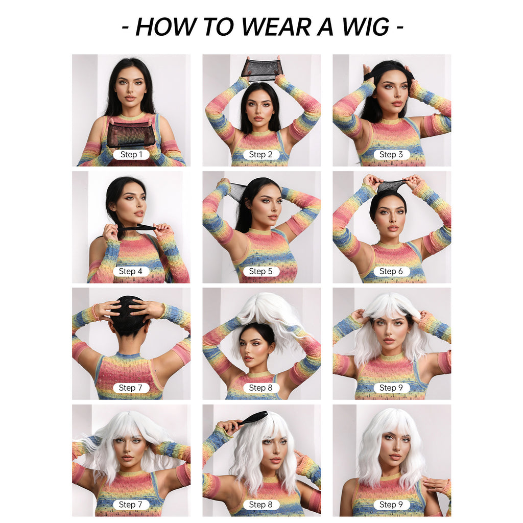 31-Inch Warm Brown Wig for Women with Long Hair, Large Waves, Made of High-Temperature Fiber, Hairline, Rose Net, Suitable for Daily Use and Party Wear